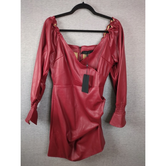 👯‍♀️Host Pick⚡️Kendall + Kylie Vegan Leather Dress - Picture 4 of 10